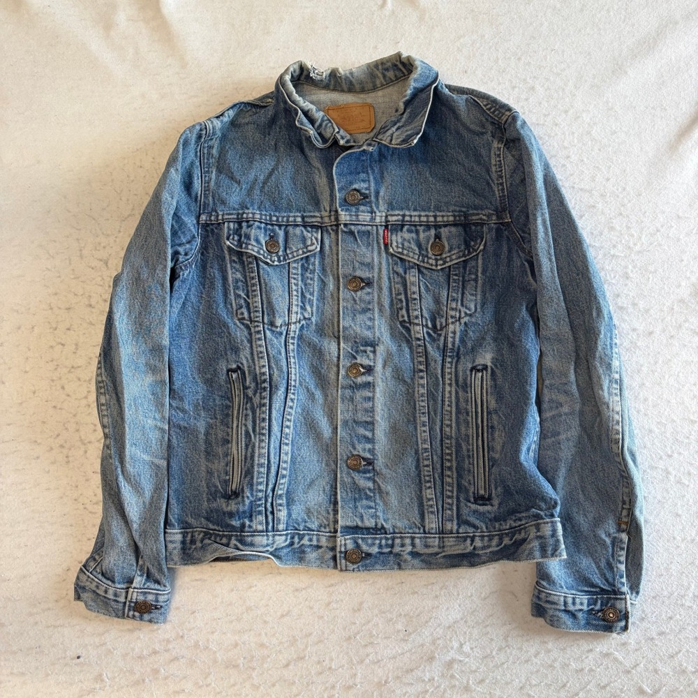 Levi's 70506 0216 Denim Jacket Mens 38 Blue Vintage Trucker Made in UK